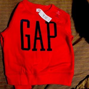 Red sweat shirt, new w/tags